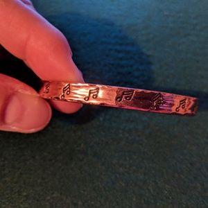 Music Notes Copper Bracelet New